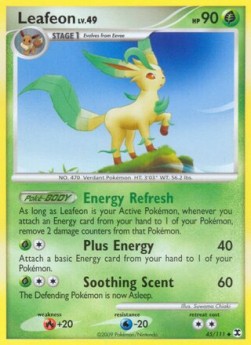 Leafeon Lv.49 Pokemon card from Rising Rivals