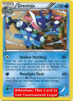 Greninja Pokemon card from BREAKpoint