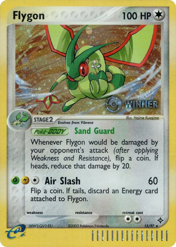 Flygon Pokemon card from League & Championship Cards
