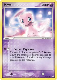Mew Pokemon card from Miscellaneous Cards & Products