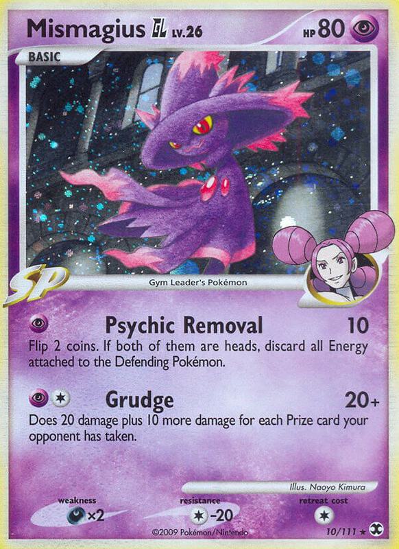 Mismagius GL Pokemon card from Rising Rivals