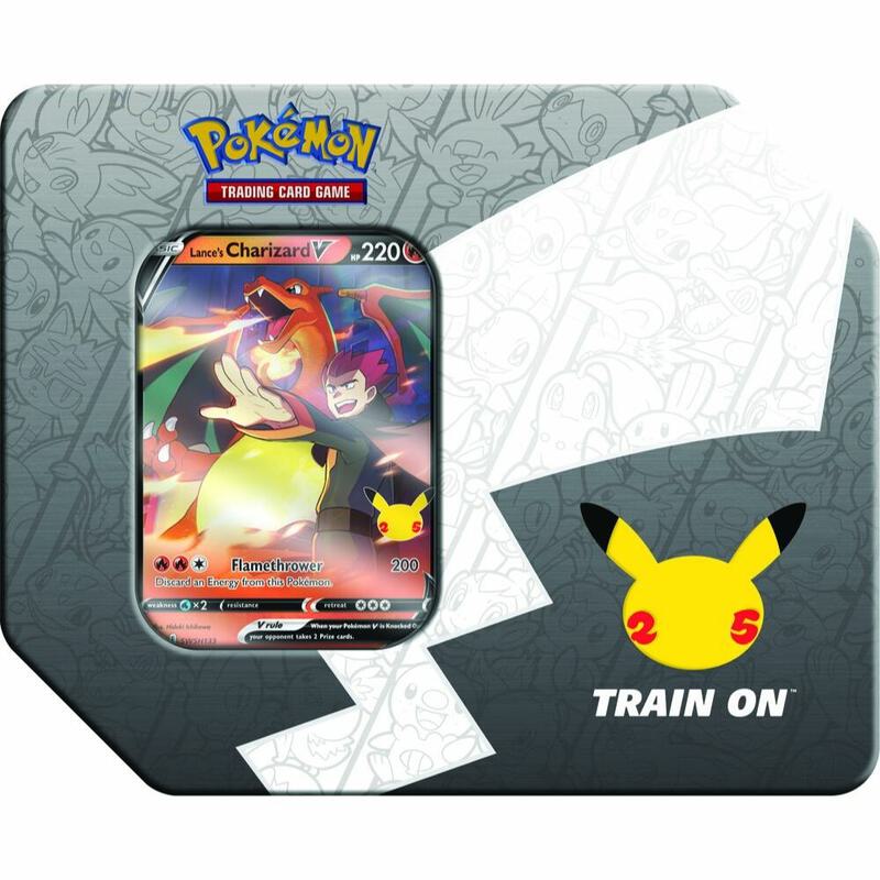 Pokemon Celebrations Tin [Lance's Charizard V] Pokemon card from Celebrations