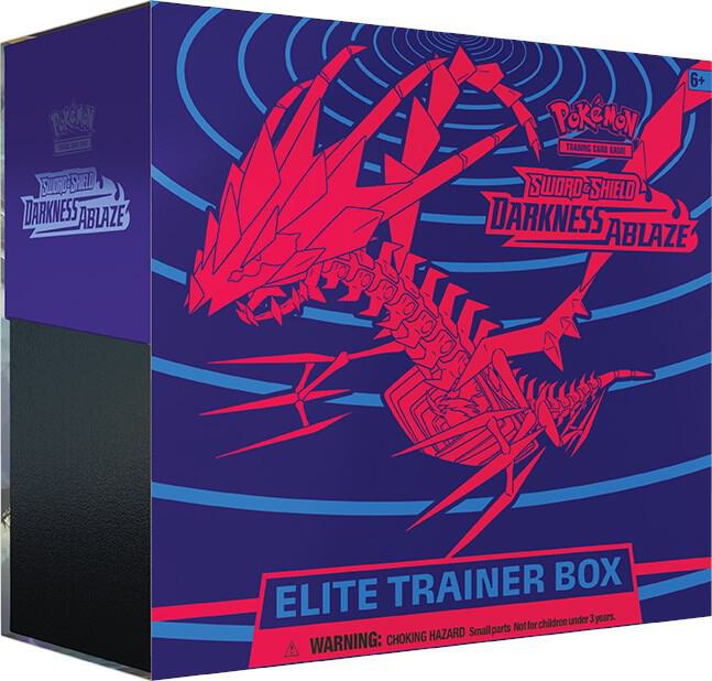 Darkness Ablaze Elite Trainer Box Pokemon card from SWSH03: Darkness Ablaze