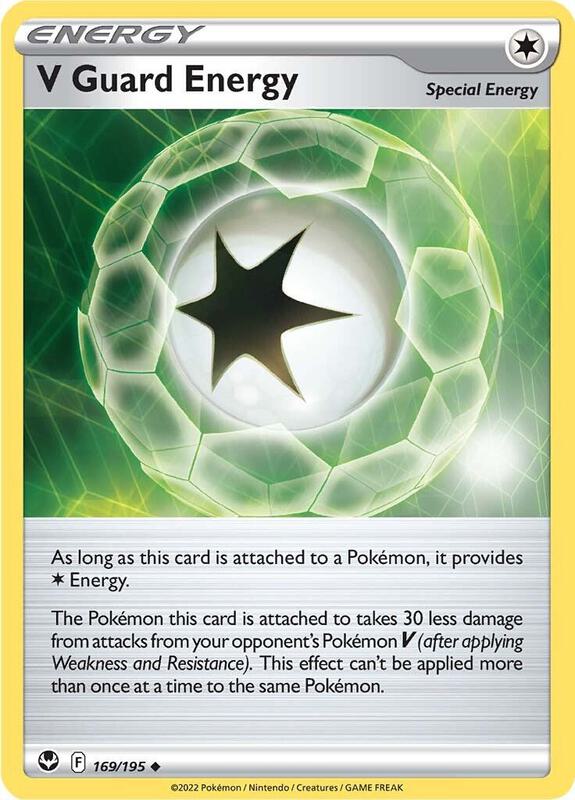 V Guard Energy Pokemon card from SWSH12: Silver