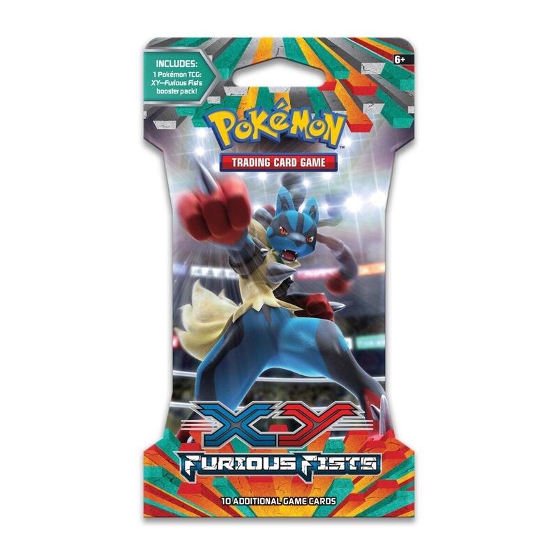 Furious Fists Sleeved Booster Pack Pokemon card from XY - Furious Fists