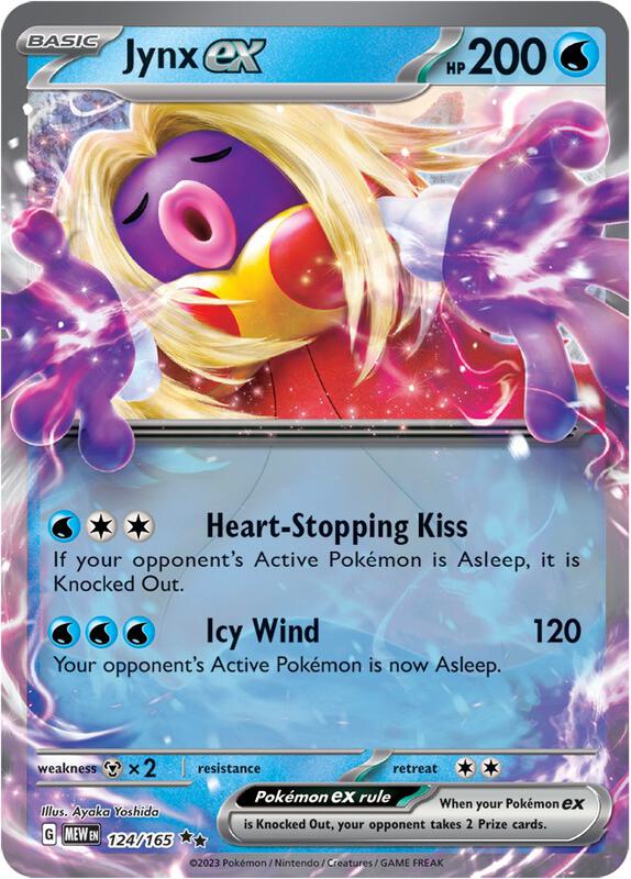 Jynx ex Pokemon card from SV: Scarlet & Violet 151