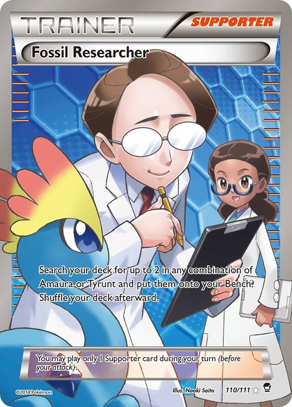 Fossil Researcher (110 Full Art) Pokemon card from XY - Furious Fists