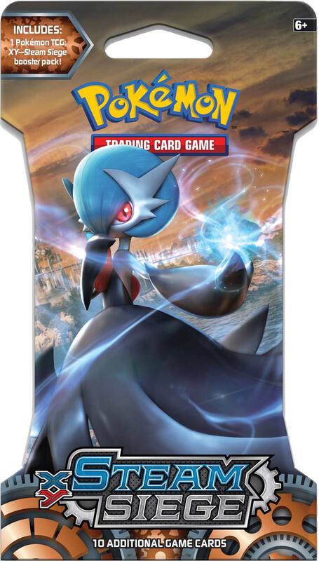 XY Steam Siege Sleeved Booster Pack Pokemon card from XY - Steam Siege