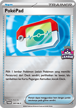 Poké Pad (M-P/TH 097) M-P Thai Promos TH