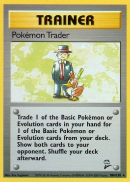 Pokémon Trader Pokemon card from Base Set 2