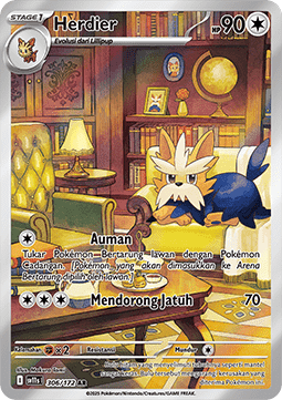 Herdier Pokemon card from Black White IDTH