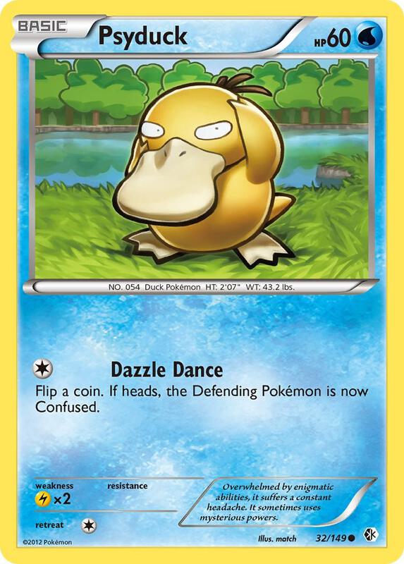 Psyduck (32) Pokemon card from Boundaries Crossed