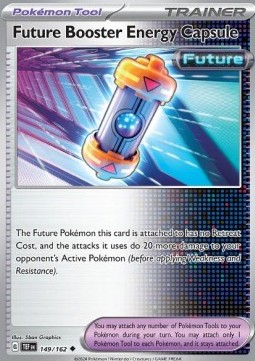 Future Booster Energy Capsule Pokemon card from Temporal Forces