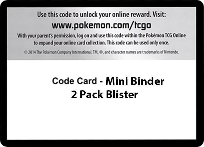 Code Card - Mini Binder 2 Pack Blister Pokemon card from SM - Guardians Rising