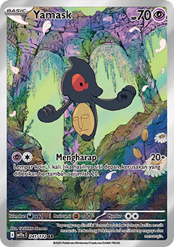 Yamask Pokemon card from Black White IDTH