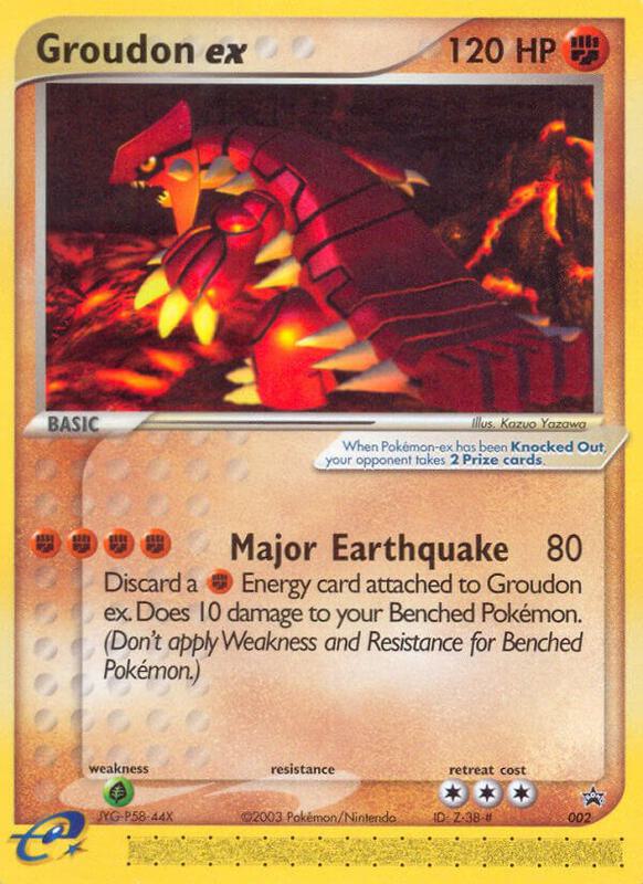Groudon ex - 002 (Nintendo Power Magazine) Pokemon card from Nintendo Promos