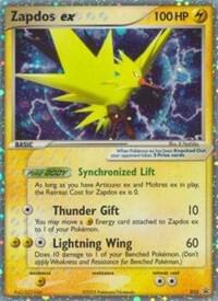 Zapdos ex - 033 (EX Collector's Window Tins) Pokemon card from Nintendo Promos