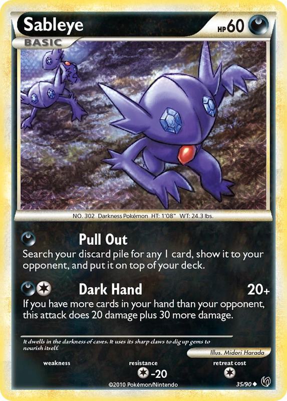 Sableye Pokemon card from Undaunted