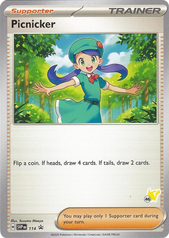 Picnicker - Pikachu 46 Pokemon card from Battle Academy 2024