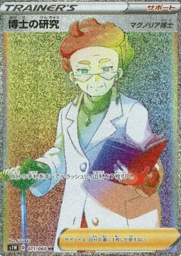 Professor's Research Pokemon card from Sword