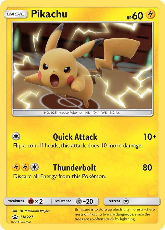 Pikachu - SM227 Pokemon card from SM Promos