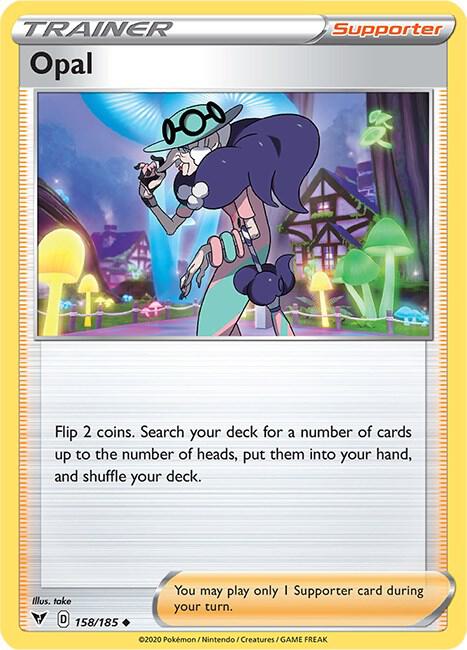 Opal Pokemon card from SWSH04: Vivid