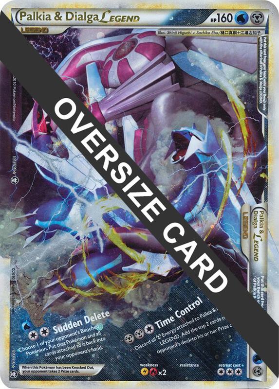 Palkia & Dialga Legends Pokemon card from Jumbo Cards