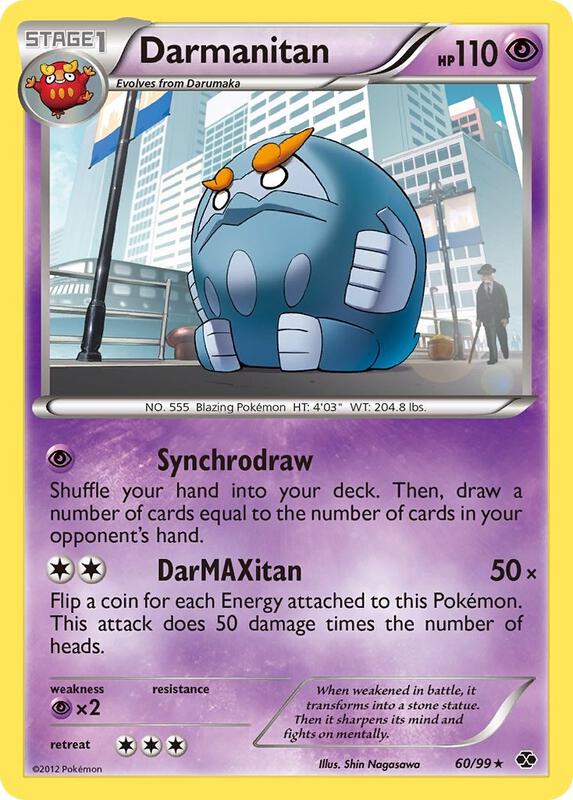 Darmanitan Pokemon card from Next Destinies