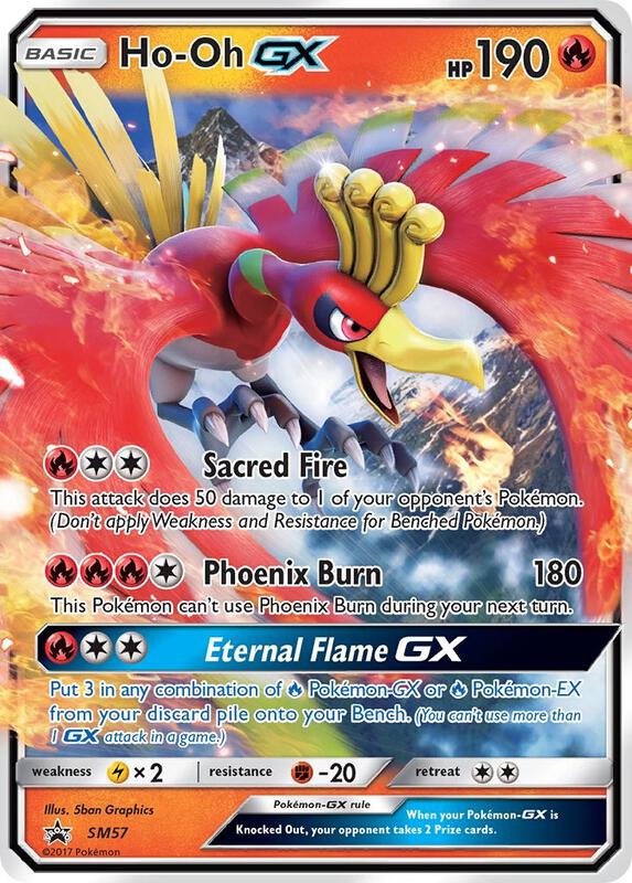 Ho-Oh GX - SM57 Pokemon card from SM Promos