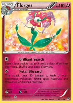 Florges Pokemon card from Flashfire