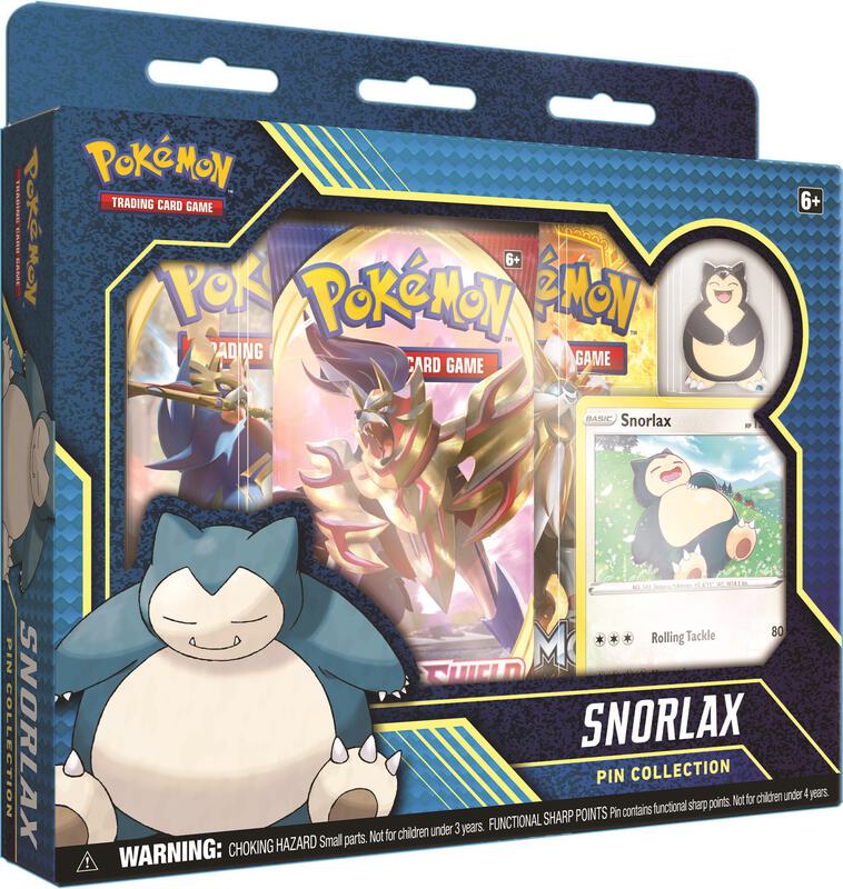 Snorlax Pin Collection Pokemon card from SWSH01: Sword & Shield Base Set