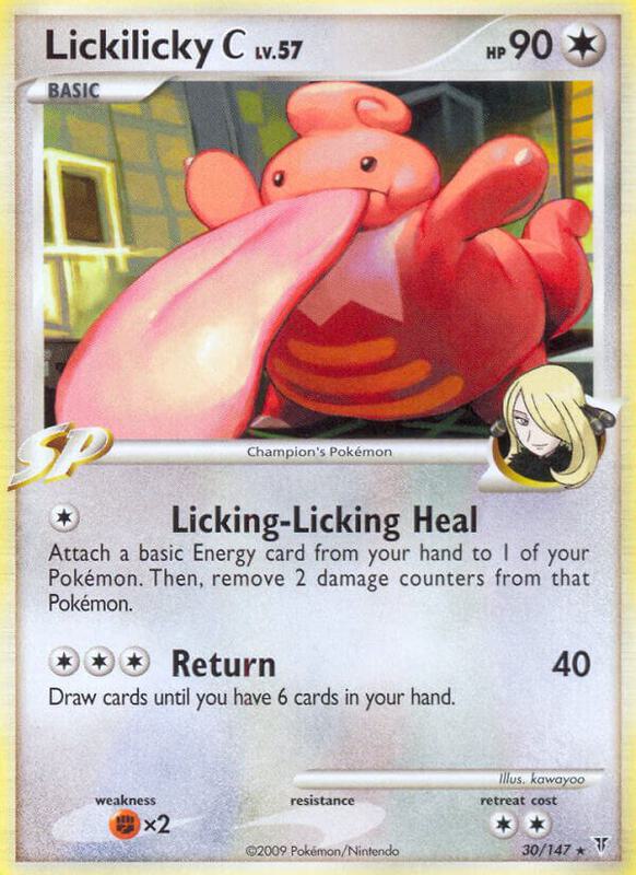 Lickilicky C Pokemon card from Supreme Victors