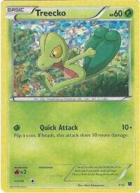 Treecko Pokemon card from McDonald's Promos 2015