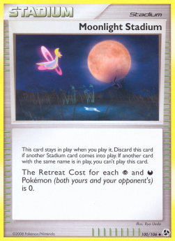 Moonlight Stadium Pokemon card from Great Encounters