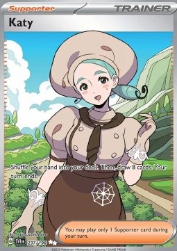 Katy Pokemon card from Scarlet Violet