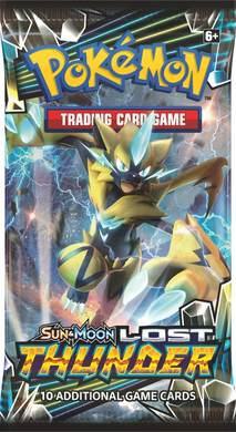 Lost Thunder Booster Pack Pokemon card from SM - Lost Thunder
