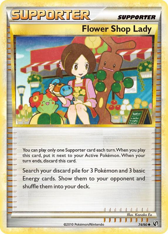 Flower Shop Lady Pokemon card from Undaunted