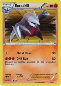 Excadrill (#30 Holo) Pokemon card from BW Trainer Kit: Excadrill & Zoroark