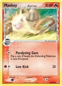 Mankey (Delta Species) Pokemon card from Holon Phantoms