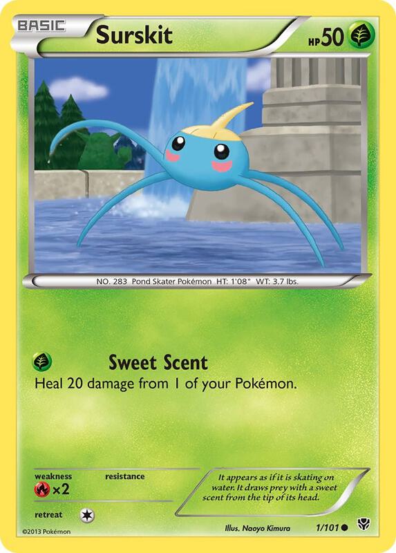Surskit Pokemon card from Plasma Blast