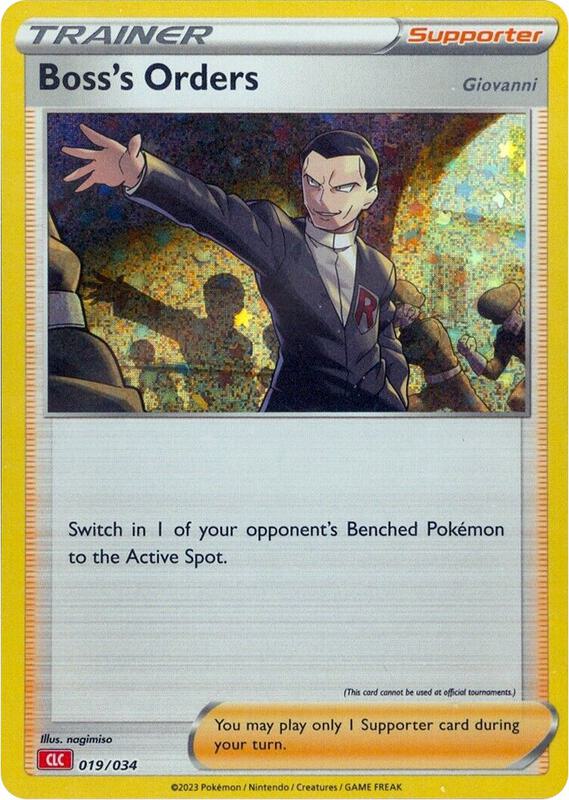 Boss's Orders (CLC) Pokemon card from Trading Card Game Classic