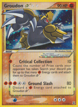 Groudon Gold Star (Holo)