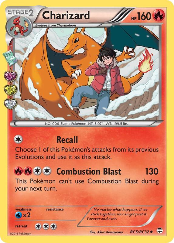 Charizard Pokemon card from Generations: Radiant Collection