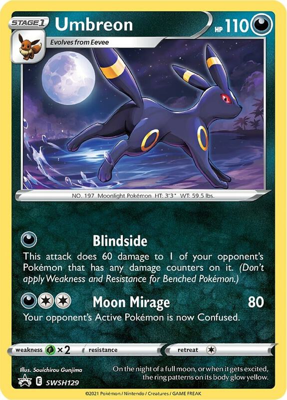 Umbreon - SWSH129 Pokemon card from SWSH: Sword & Shield Promo Cards