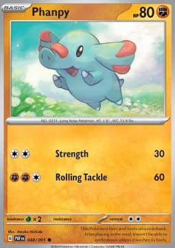 Phanpy (Holo) Pokemon card from Paldean Fates