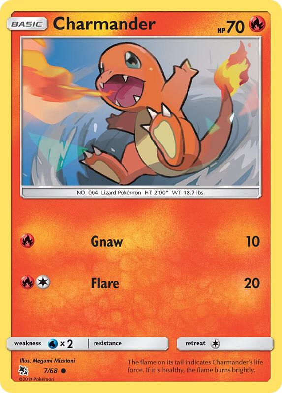 Charmander Pokemon card from Hidden Fates