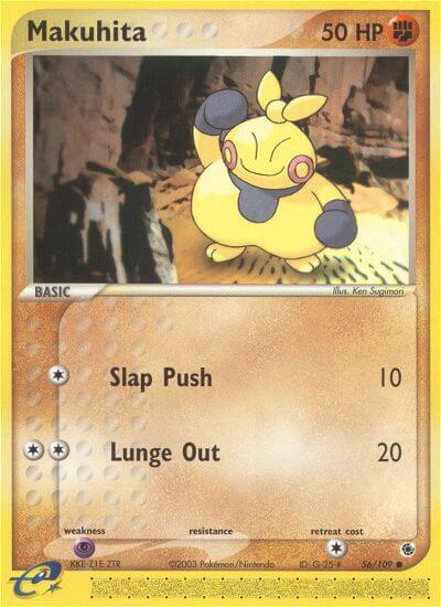 Makuhita - 56109 Pokemon card from Ruby and Sapphire