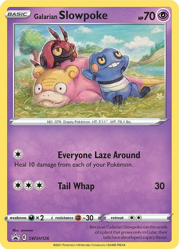 Galarian Slowpoke - SWSH126 Pokemon card from SWSH: Sword & Shield Promo Cards