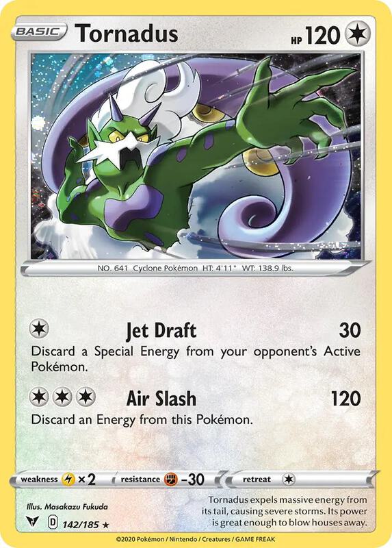 Tornadus Pokemon card from Blister Exclusives