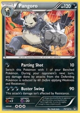 Pangoro Pokemon card from BREAKpoint